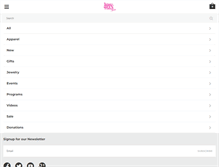 Tablet Screenshot of maoteenstore.com